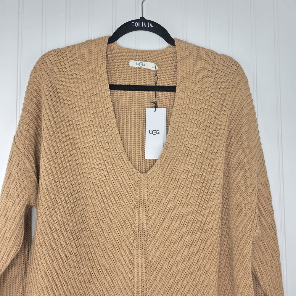 UGG Waffle Knit Sweater – Cozy Neutral Essential XL - Picture 7 of 12